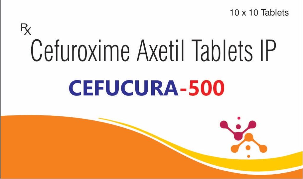 Tab Cefucura 500 (Cefuroxime 500mg)