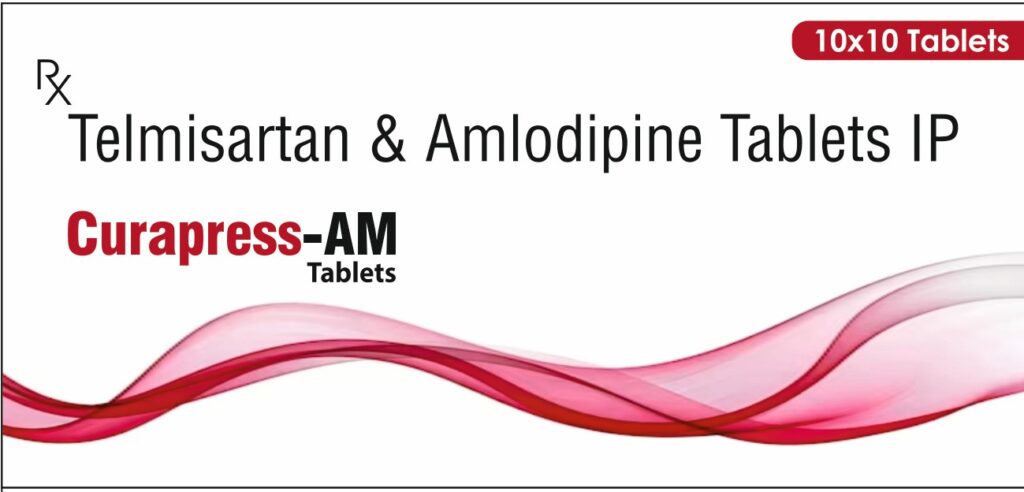 Tab Curapress-AM (Telmisarton 40mg+ Amlodipine 5mg)